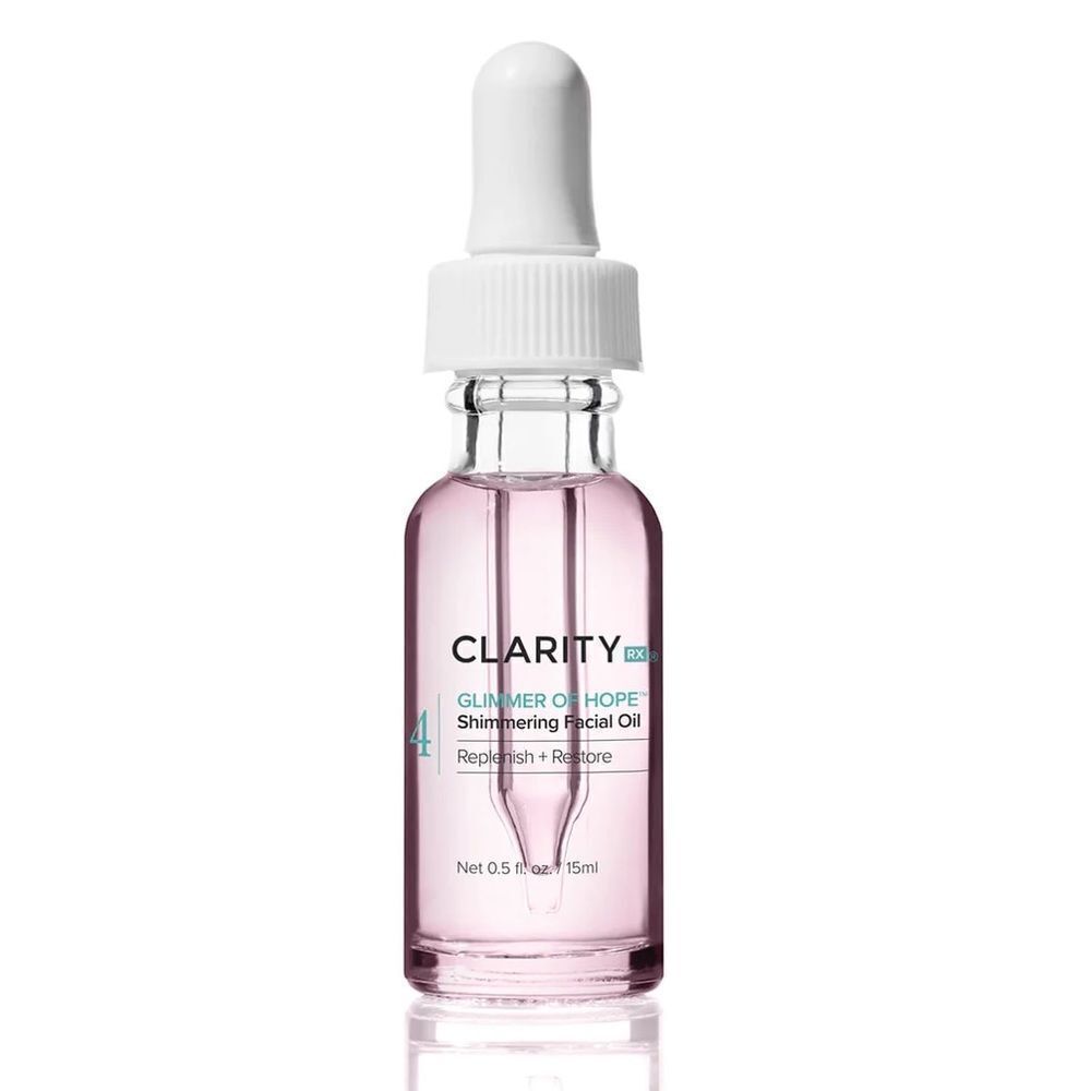 Clarity RX Glimmer of Hope Shimmering Facial Oil youthful, luminous complexion